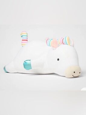NWT Pillowfort Weighted Plush Unicorn Rainbow Horse 3lb Kids Anxiety Comfort